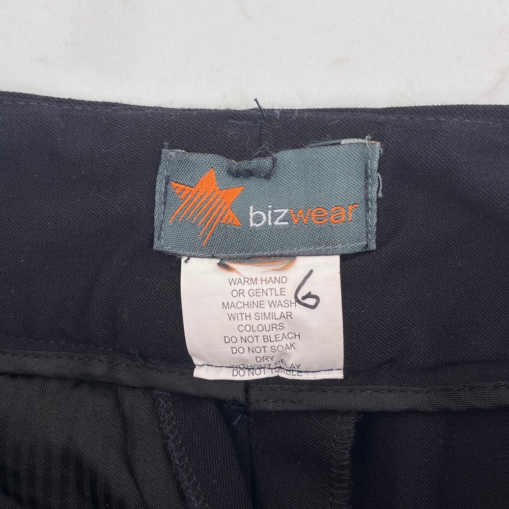 Gorgeous black straight leg suit pants/ trousers, size 6 🍒 - Picture 7 of 7
